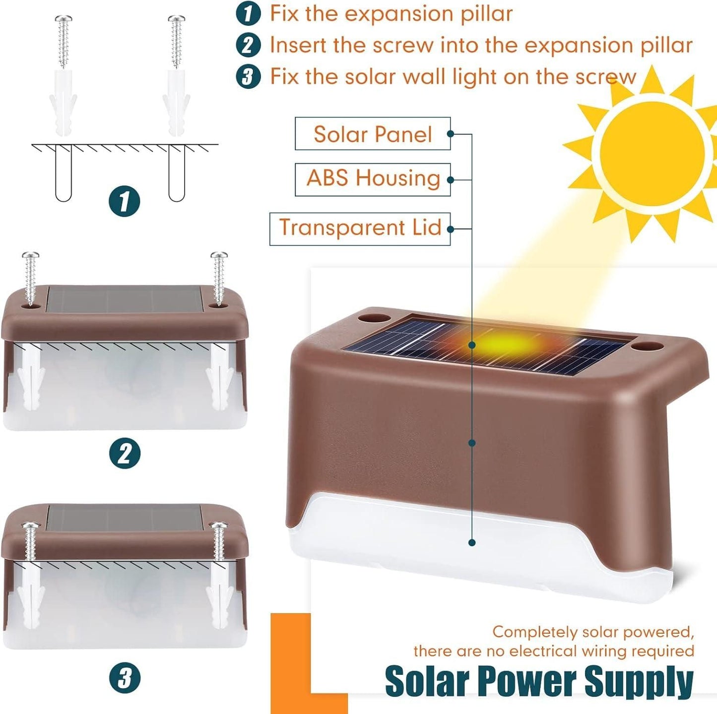 Solar Deck Lights (Buy 2 Get 2 Free)